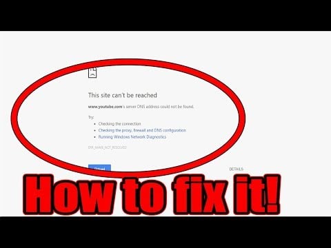 Fix This Site Can't Be Reached - How To Fix Site Cannot Be Reached Error